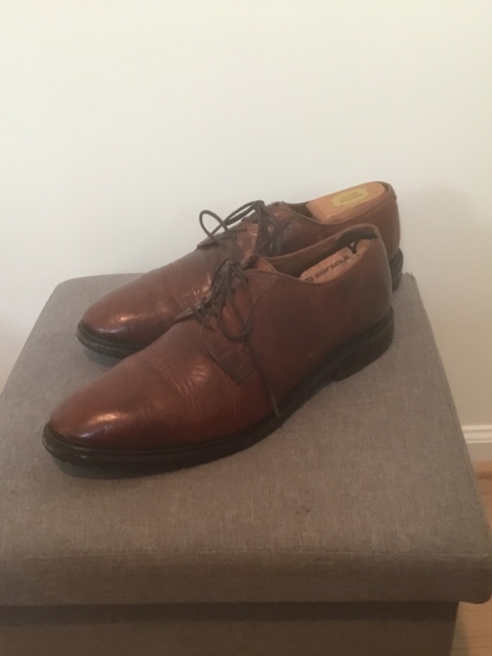 Rich brown Allen Edmonds Badlands plain toe Oxford shoes main image 6